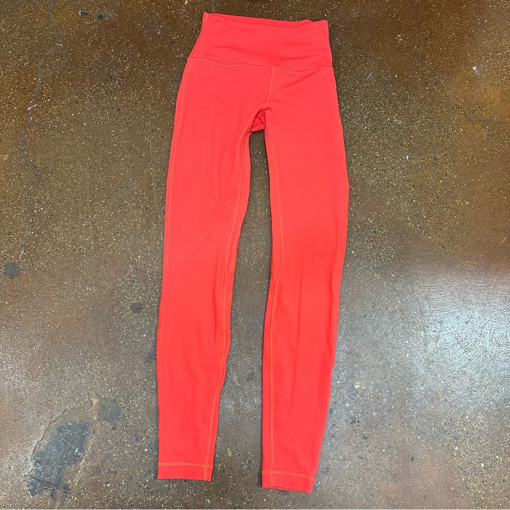 Perfect LULULEMON Align Leggings, double lined, size 6, Pale Raspberry (red) ❤️